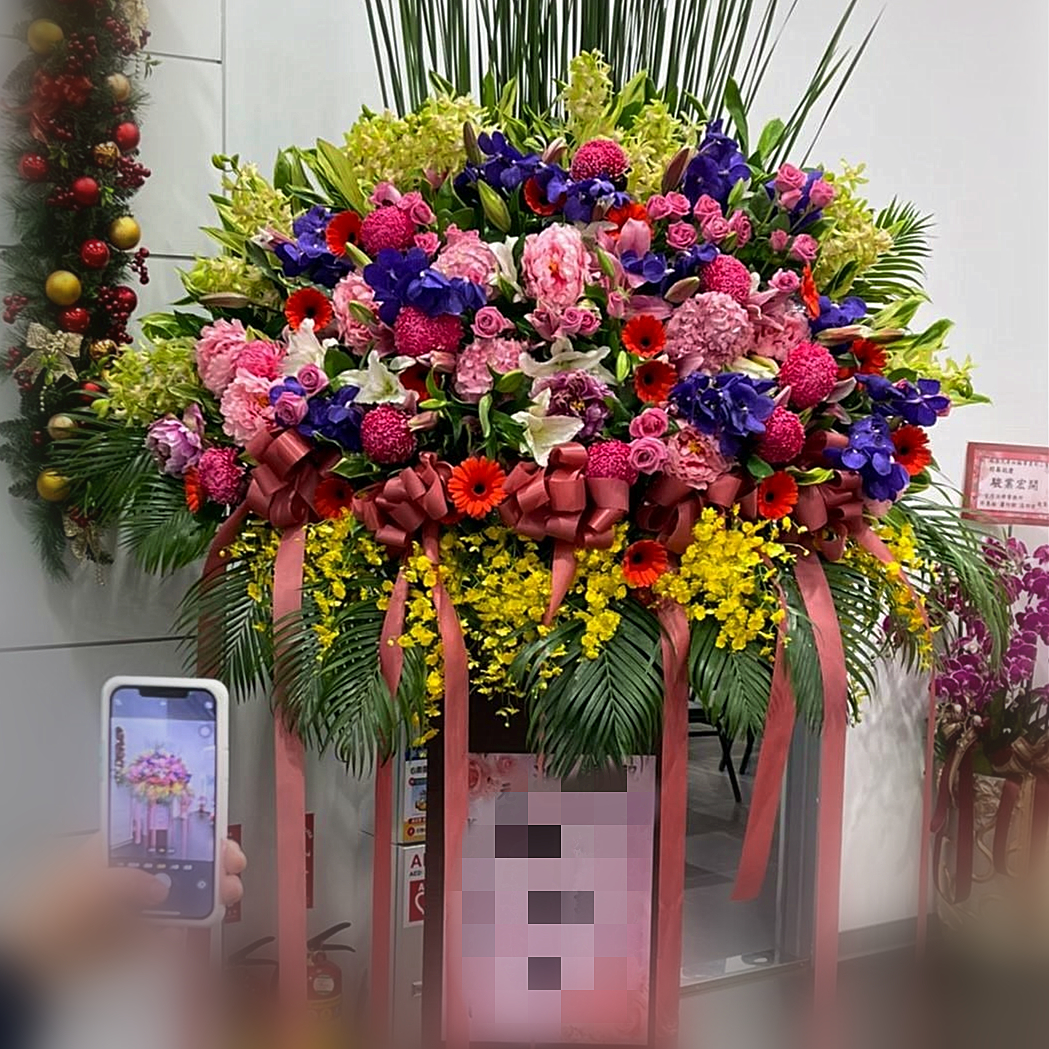 A31_喜慶藝術花籃