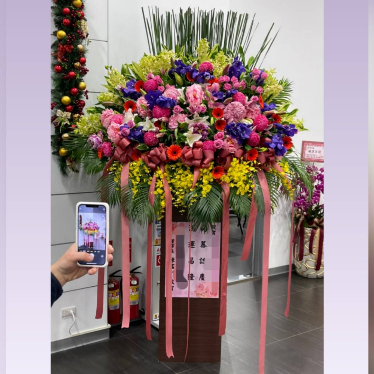 A31_喜慶藝術花籃