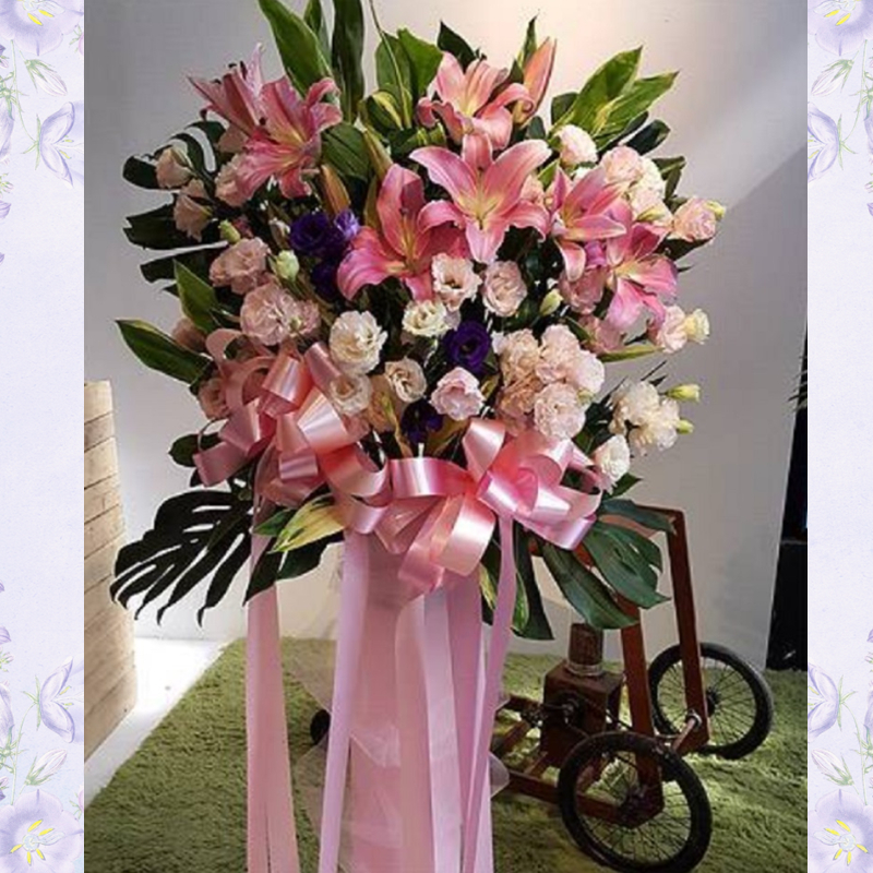 高架藝術花籃A款