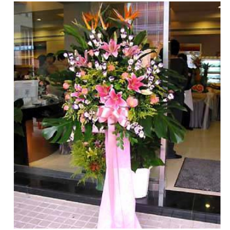 高架藝術花籃N款