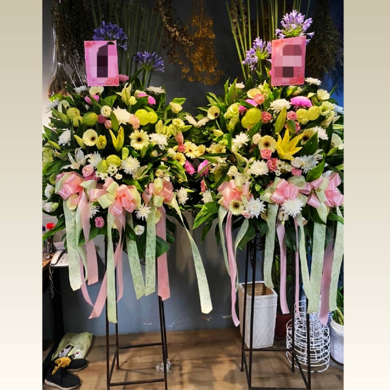 追思藝術花籃A04款