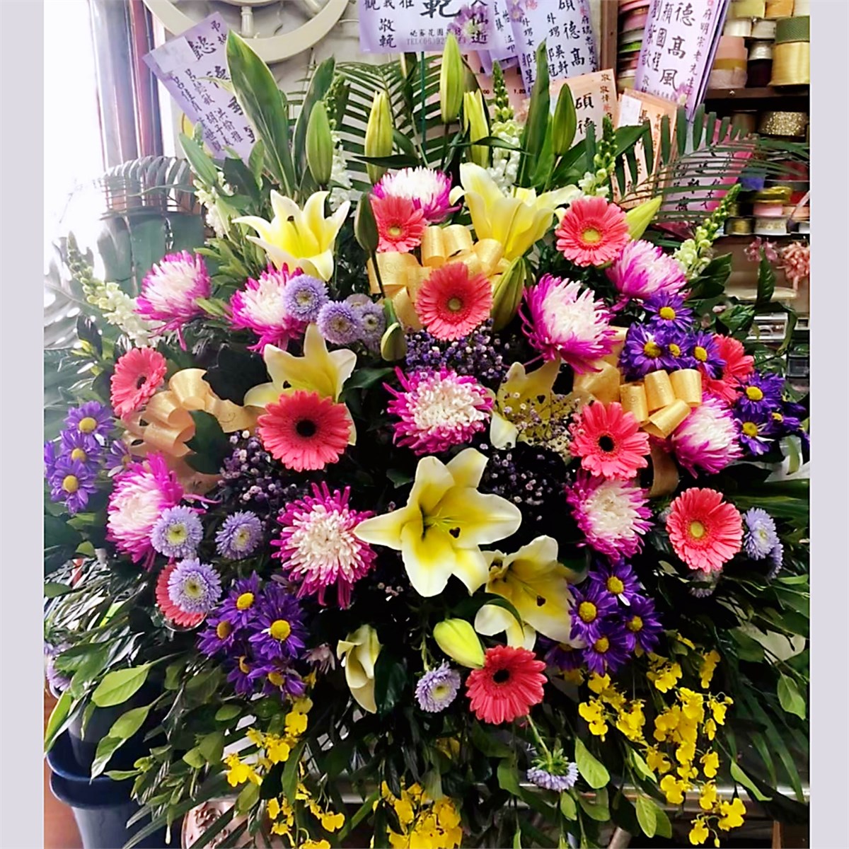 追思藝術花籃C款