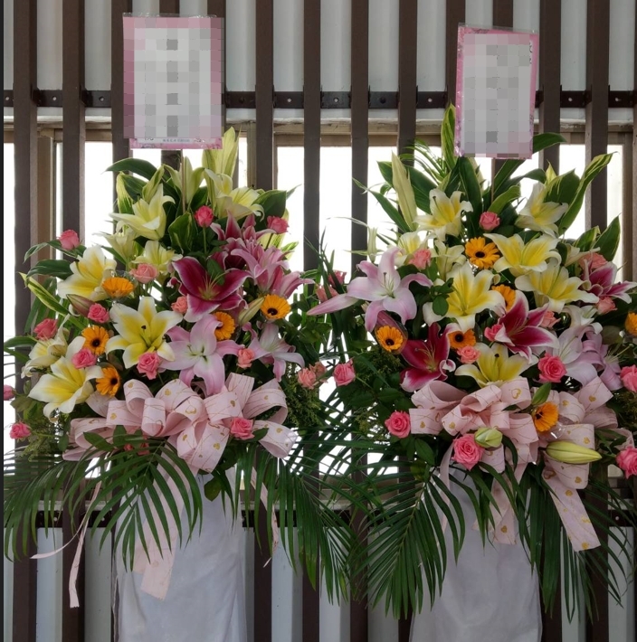 典雅高架藝術花籃