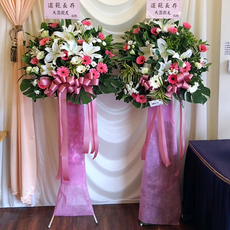 藝術花籃A款(限殯儀館或周圍會館告別式)