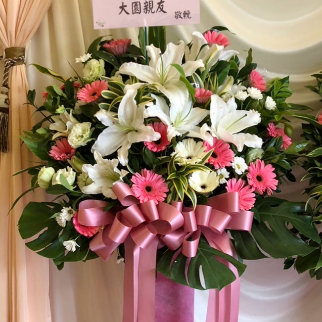藝術花籃A款(限殯儀館或周圍會館告別式)