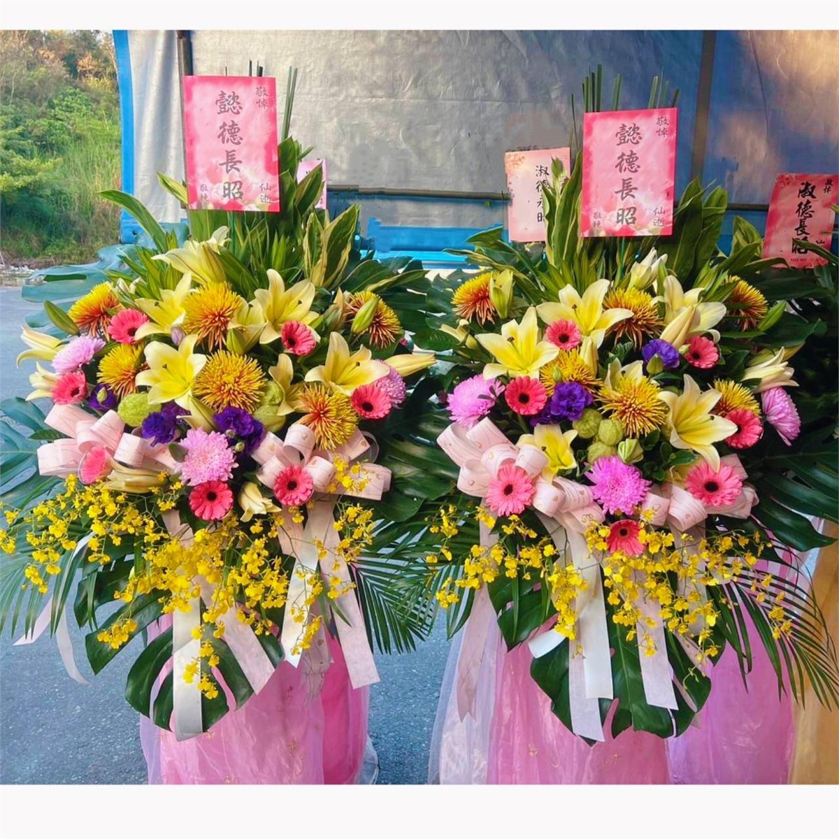 圓型高架花籃(A04款)