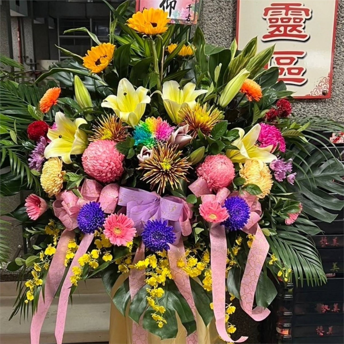典雅高架花籃C款