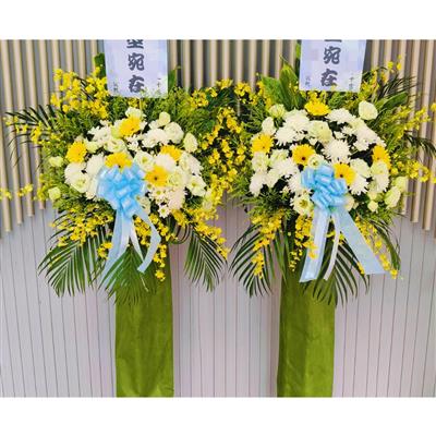 典雅高架花籃(B01款)(限殯儀館內)
