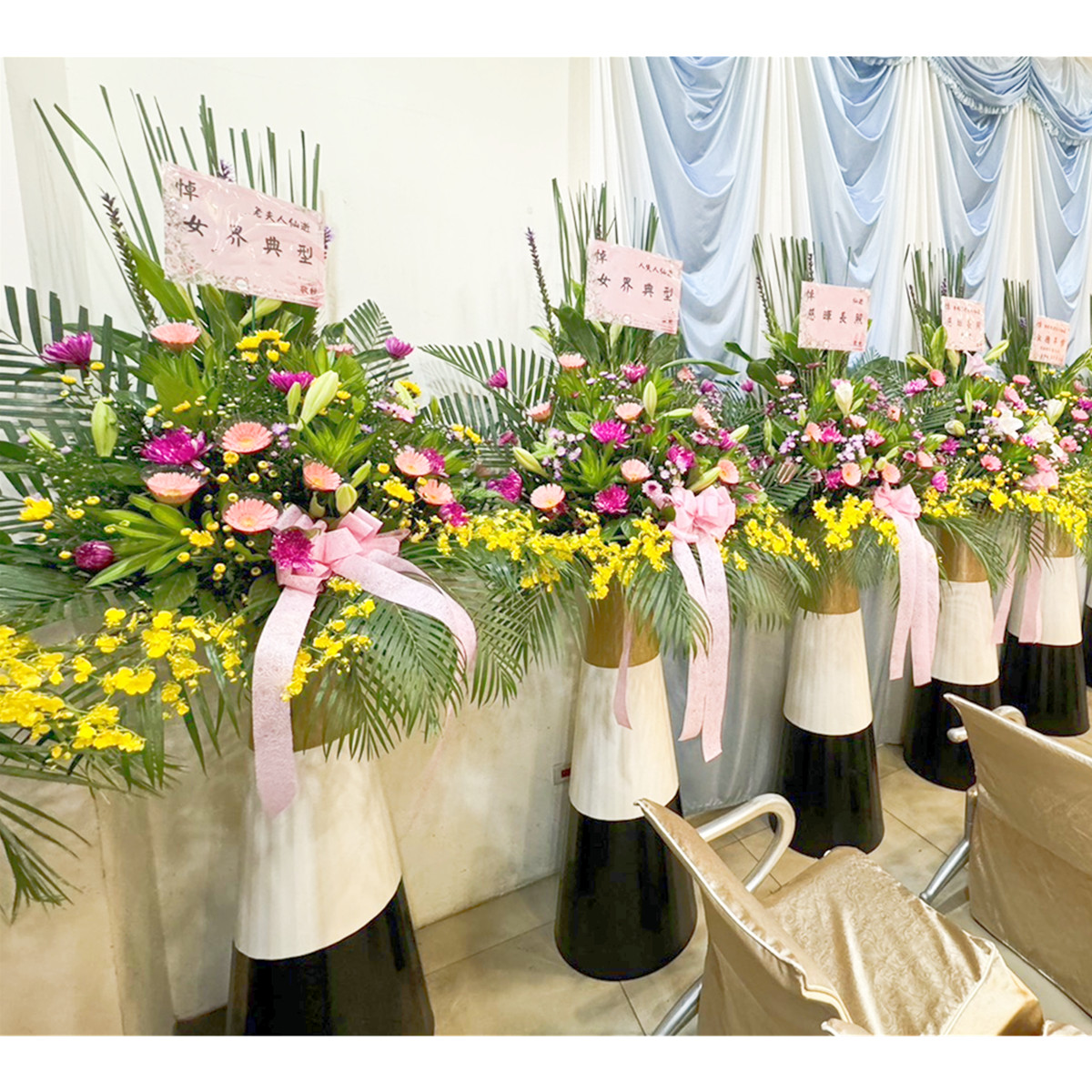 典雅高架花籃(A03款) (三義/銅鑼)