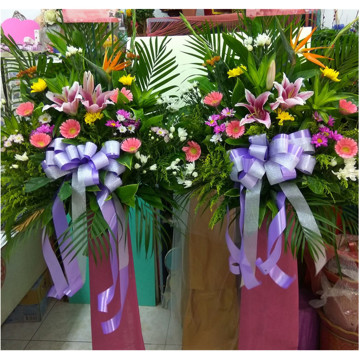 典雅高架花籃 (A06款)