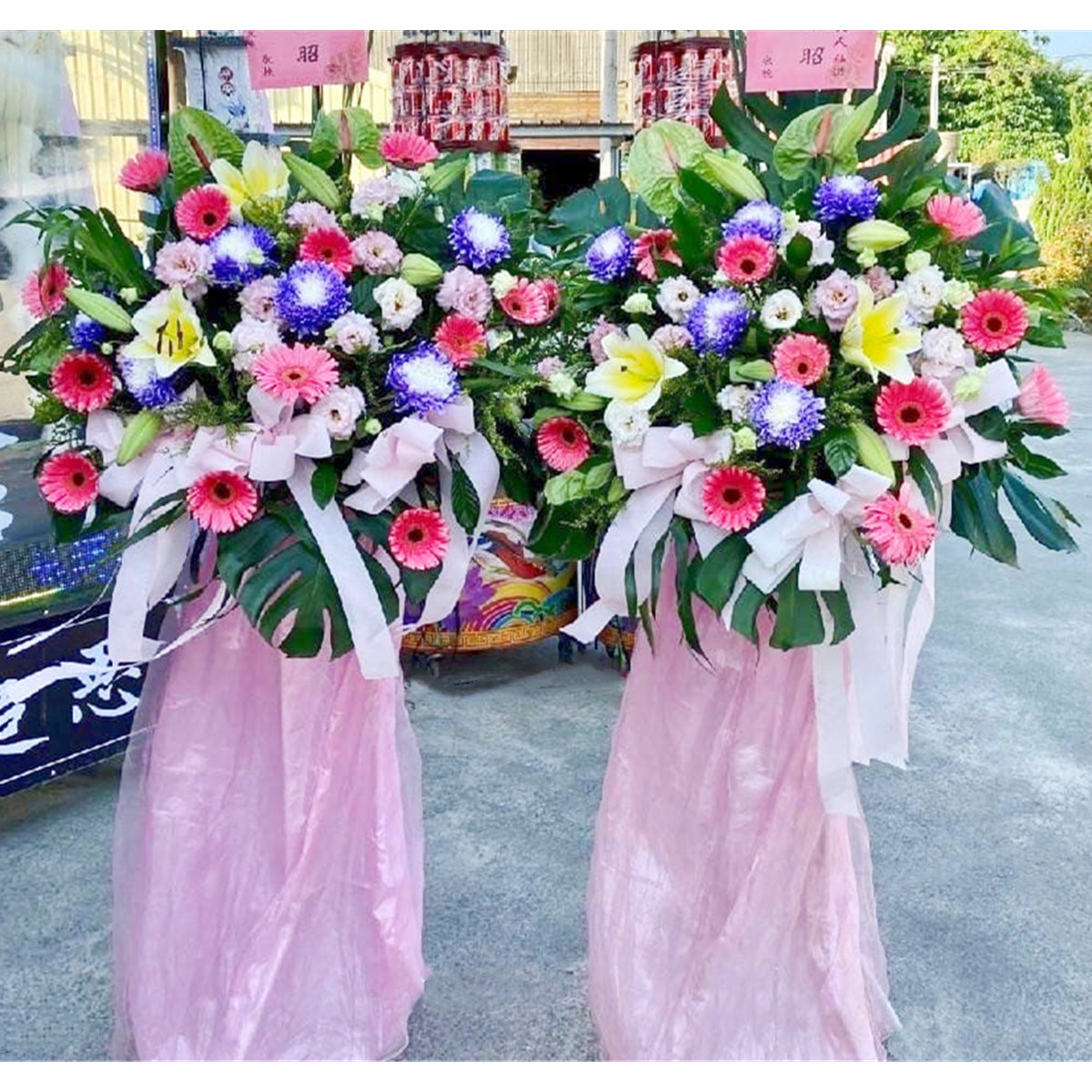典雅高架花籃(不指定款式)