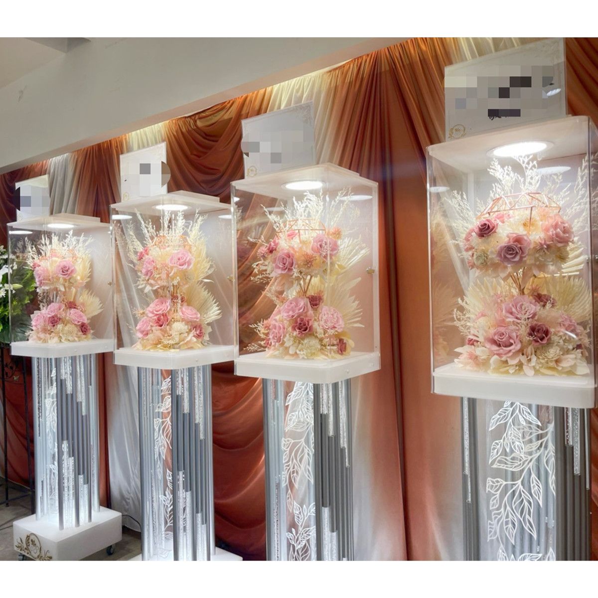 租用180cm永生花燈柱 (告別式1天,限館內)