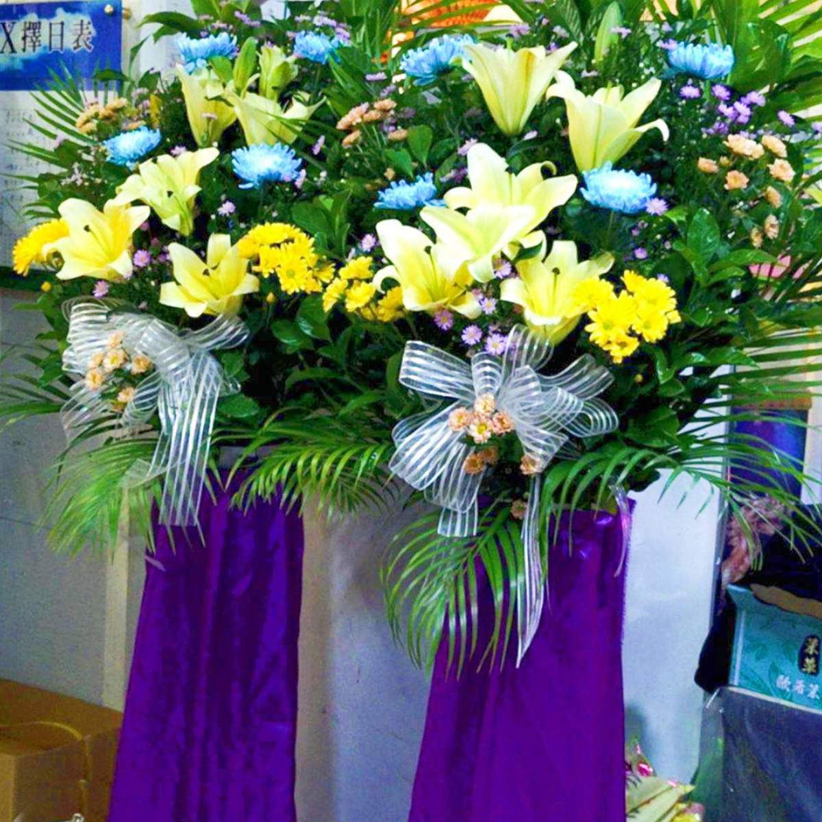素雅高架花籃(A02款)